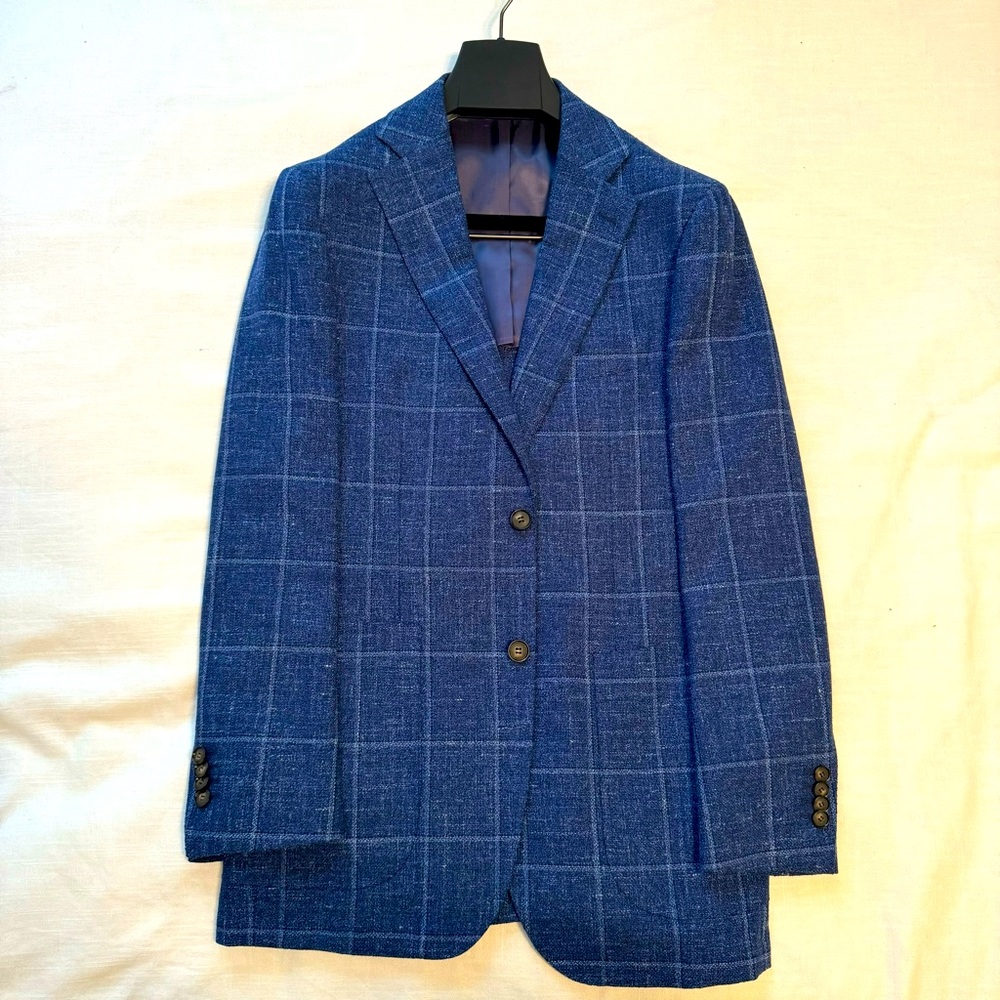 Suitsupply Havana Wool Silk Linen Blazer 40R